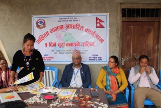 माथागढीमा चुरा बनाउने तालीम सम्पन्न, ५३ जना महिला सहभागी