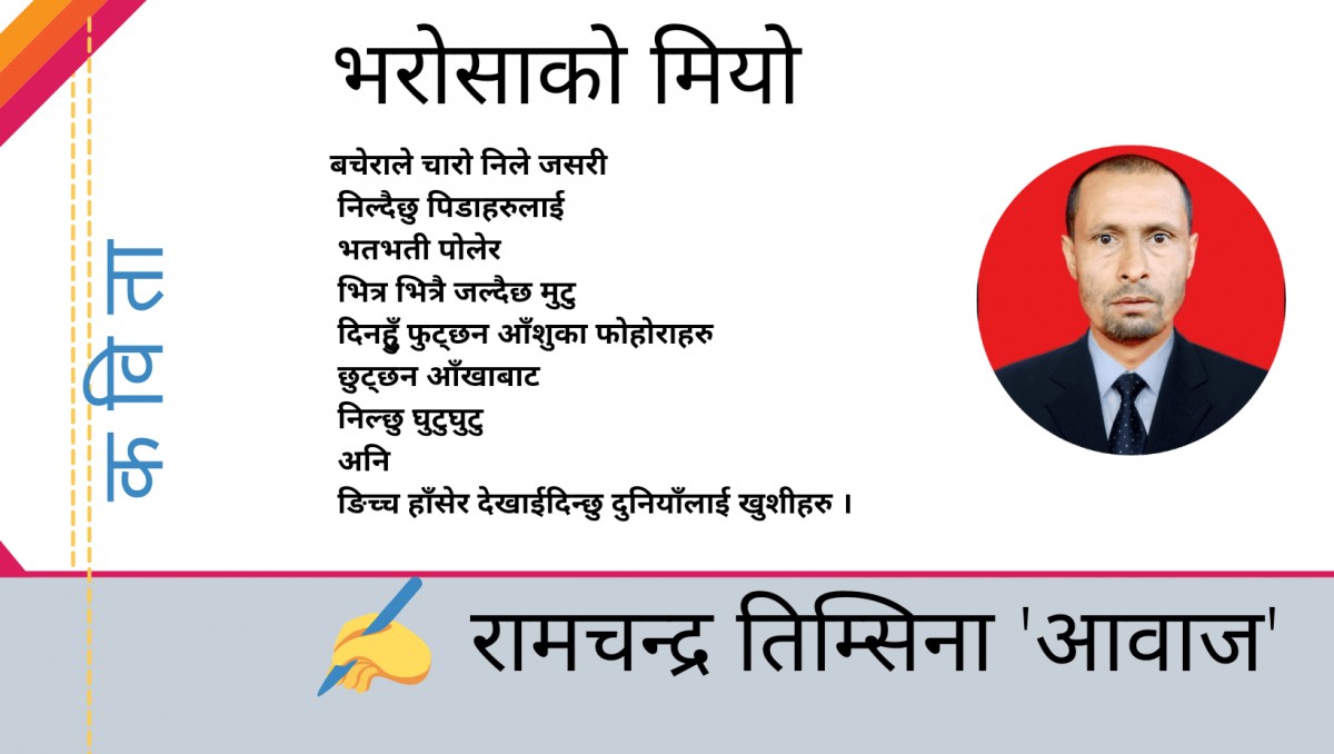 कविता : भरोसाको मियो 