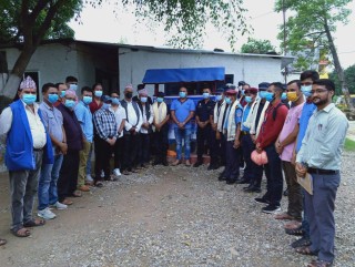विपि स्ट्डि युथ सर्कलद्वारा देवदह प्रहरीलाइ सम्मान