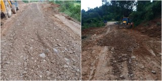 स्थानीय सरकारले वेवास्ता गरेपछि रुरुक्षेत्रका युवाले आफै मर्मत गरे विग्रीएको बाटो 