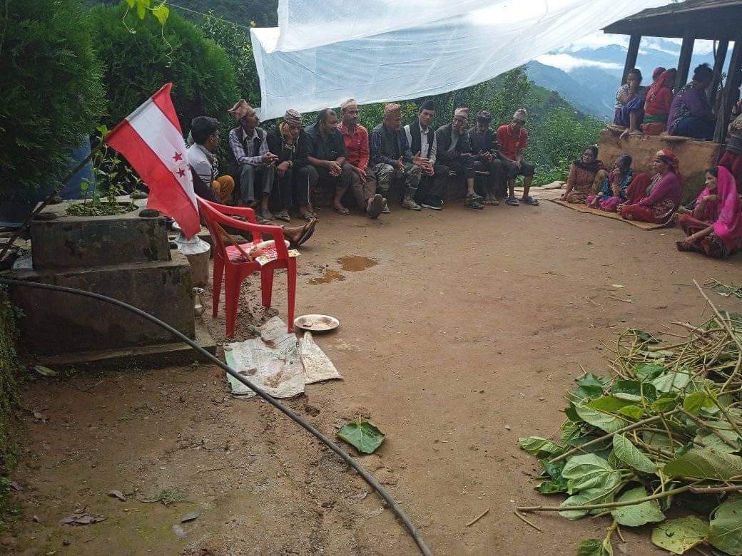 अध्यक्ष के सि को सम्झनामा शोक सभा सम्पन्न 
