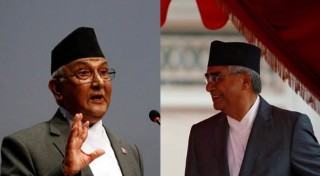 बोल्ने मात्र माखो नमार्ने ती ओली, बोल्दा पनि नबोल्ने झिंगा पनि नमार्ने यी देउवा