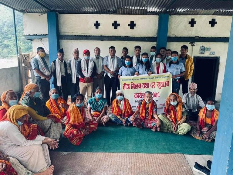 वृद्धाश्रमका आमाहरुका लागि माईती बन्याे सरस्वती माता फाउण्डेसन