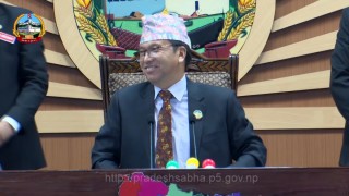 सभामुख घर्तीलाई उत्सर्ग जनसंगीत राष्ट्रिय पुरस्कार 
