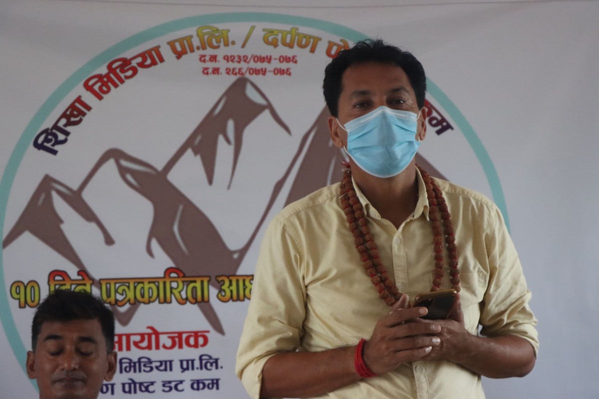 पत्रकारले नि:स्वार्थ खबरदारी गर्नुपर्छ - नगरप्रमुख थापा