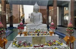 राष्ट्रपति भण्डारीद्वारा भैरहवा बिमानस्थलमा बुद्धमुर्ति अनावरण