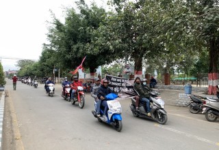 नेपाल बन्द नगरौं, जनतालाई गरिखान देउ भन्दै  बन्दविरुद्ध  युवाहरूको मोटरसाइकल र्‍याली