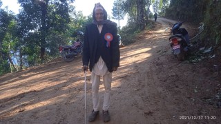 प्रतिभा प्राथमिक विद्यालयकाे स्वर्ण महाेत्सव  समापनमा लौराे टेकेर पुगे ८२ वर्षे सँस्थापक