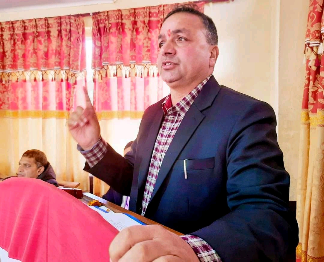आसन्न निर्वाचनमा गुल्मी जिल्लालाई काँग्रेसमय  बनाउँछाैँ : सभापति पन्थी
