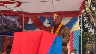 पुर्व परराष्ट्रमन्त्री ज्ञवालीद्वारा बलेटक्सार बजार लिफ्ट खानेपानी आयोजनाको उद्घाटन