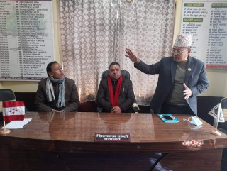 लुम्बिनी प्रदेश मन्त्री राना र गुल्मी काङ्ग्रेस बीच अन्तरक्रिया