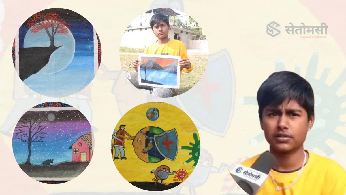 ग्रिन प्लान्टमा चित्रकला र हस्तलेखन प्रतियोगिता