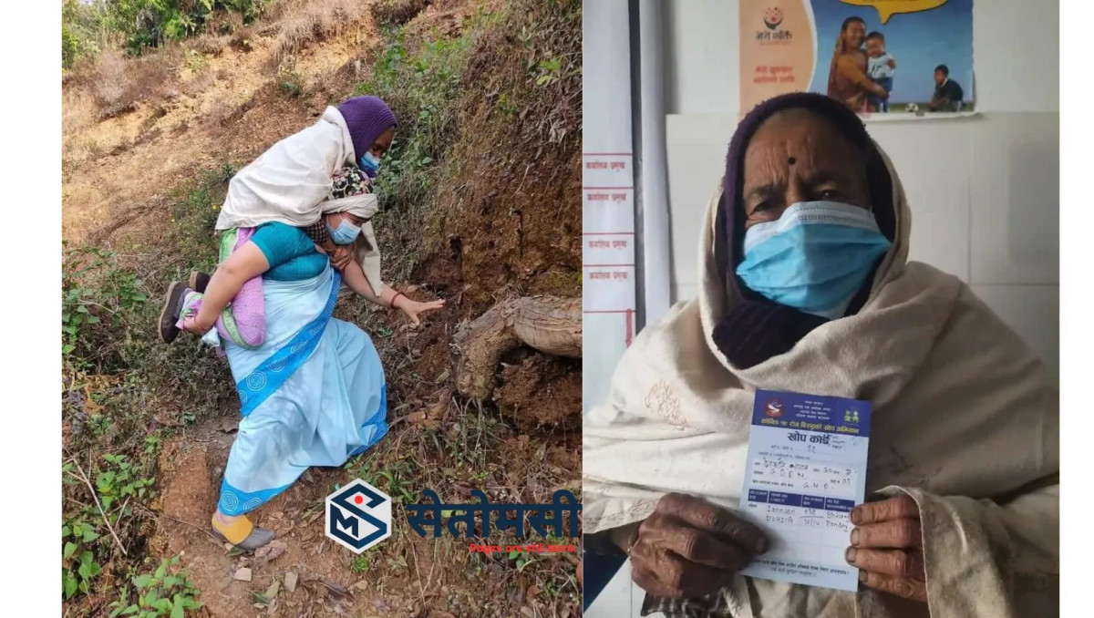 हजारौँ  स्वास्थ्यकर्मीको शिर उच्च पार्ने गुल्मीकी स्वयंसेविका लिला थापा