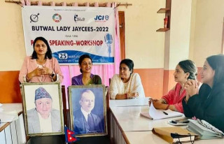 बुटवल लेडी जेसीजको एकदिवसिय पब्लिक स्पिकिँग वर्कसप सम्पन्न