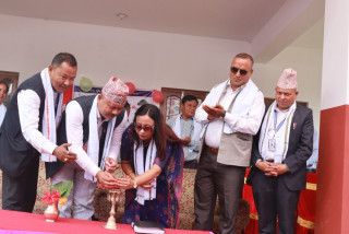 देवदह नगरपालिका वडा नं. १० को कार्यालय भवन उद्घाटन