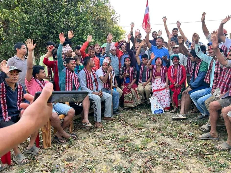 मुसिकोटको लुग्रुङ गाउँ नै नेपाली काँग्रेसमा प्रवेश !