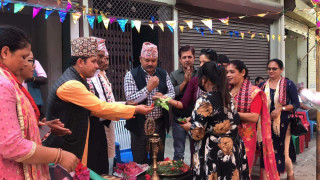 कांग्रेस देवदहद्वारा वडा निर्वाचन परिचालन कार्यालय उद्घाटन