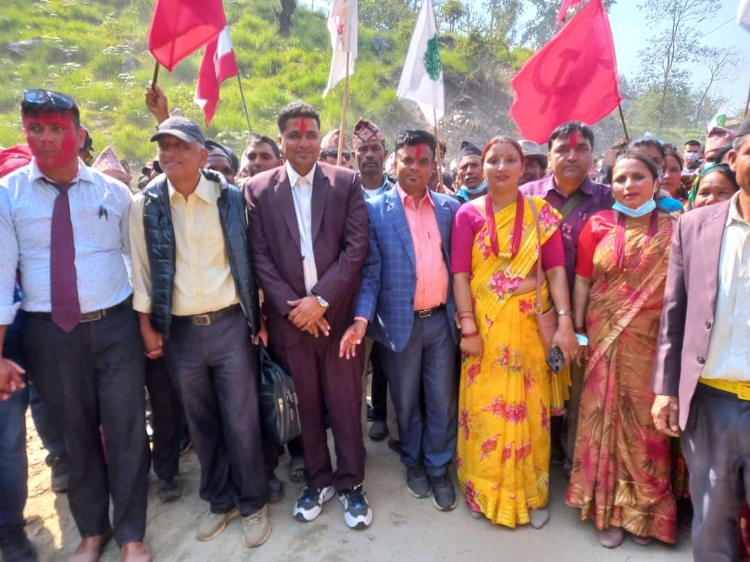 मालिकामा उत्साहजनक सहभागितासहित गठबन्धनका उमेदवारहरुको मनोनयन दर्ता
