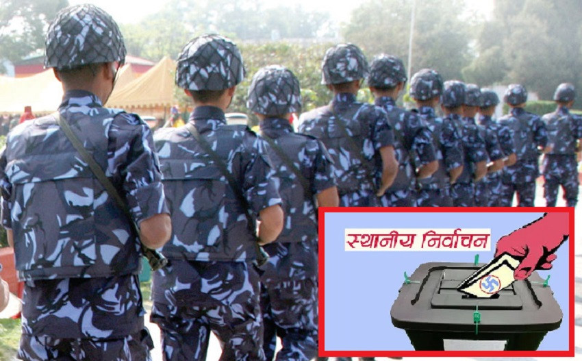 निर्वाचनमा सुरक्षा : तराईमा ५ मिनेटमा थप सुरक्षाकर्मी, पहाडमा ‘स्टेन्डवाइ’ हेलिकप्टर