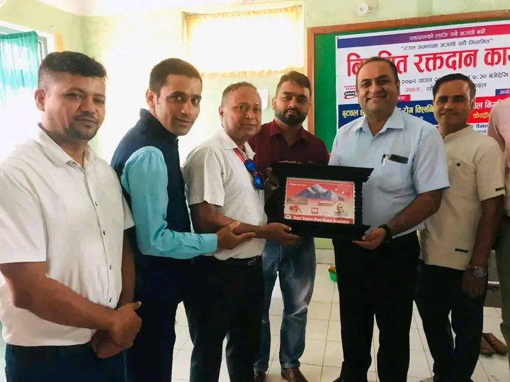 बुटवलमा नियमित रक्तदान, ६० युनिट रगत संकलन