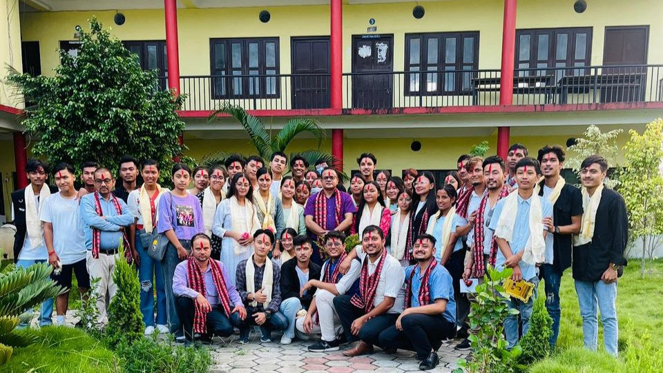 स्वर्णीम सगरमाथा कलेजमा बधाई तथा शुभकामना कार्यक्रम सम्पन्न