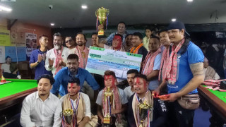 पोखरा राष्ट्रिय स्नुकर प्रतियोगिताको उपाधि काठमाण्डौंका लामालाई  