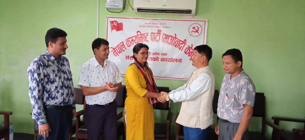 "विप्लव" नेतृत्वको नेकपाकी महिला नेतृ माओवादी केन्द्रमा प्रवेश