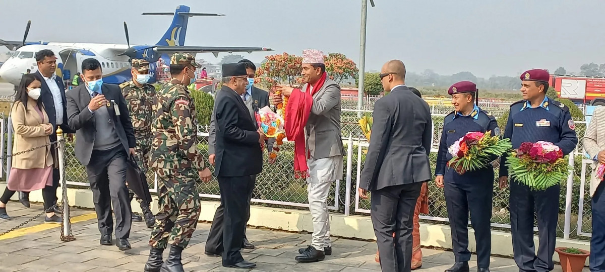 प्रधानमन्त्री दाहाल चितवनमा