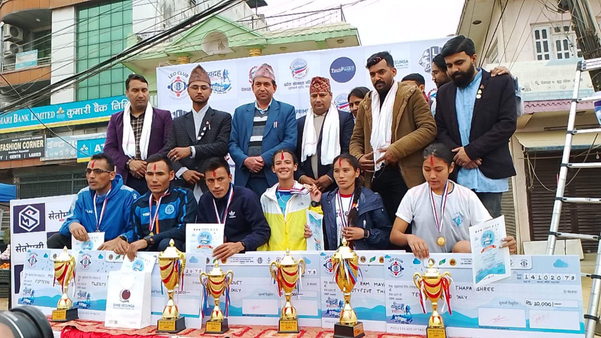 देवदह हाफ म्यारथनको उपाधि तिर्थ पुन र राममाया बुढालाई
