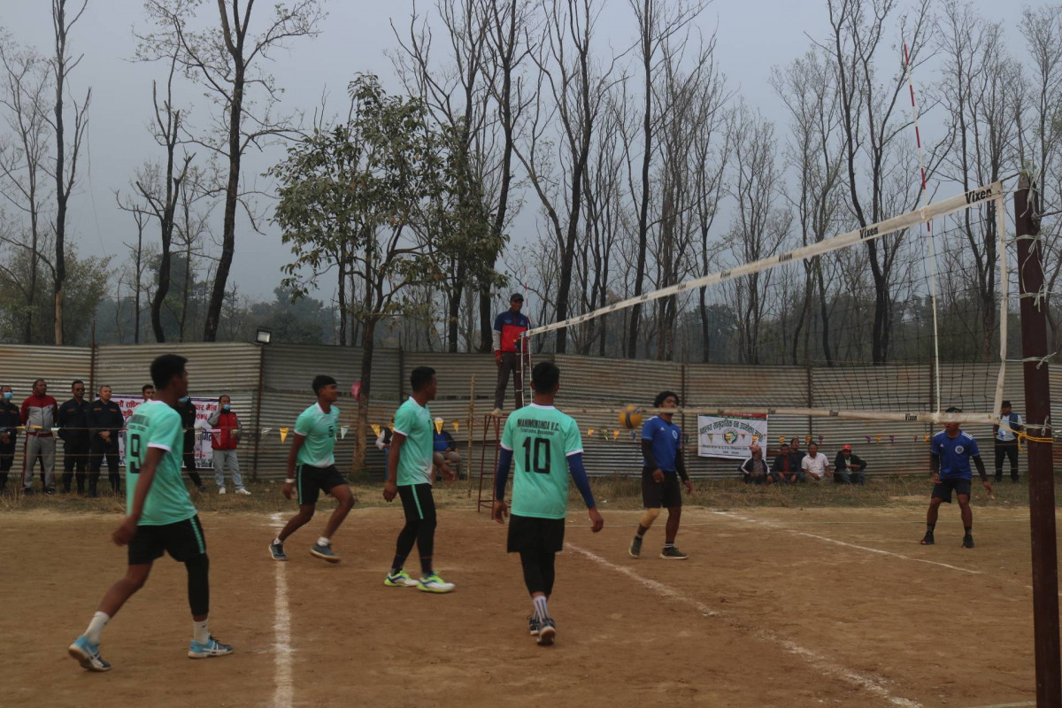 देवदह महोत्सवमा पुरुष भलिबल: मणिमुकुन्द र होराइजन फाइनलमा प्रवेश 