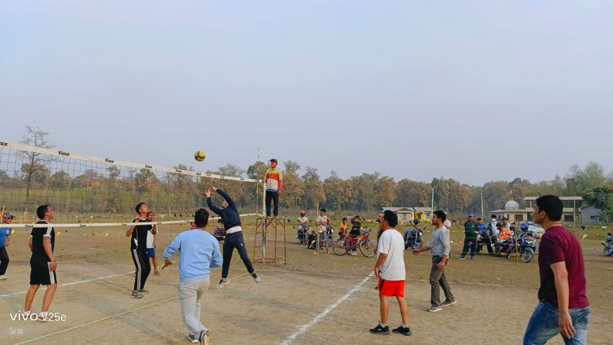 देवदह ८ मा टोलस्तरीय भलिबल प्रतियोगिता