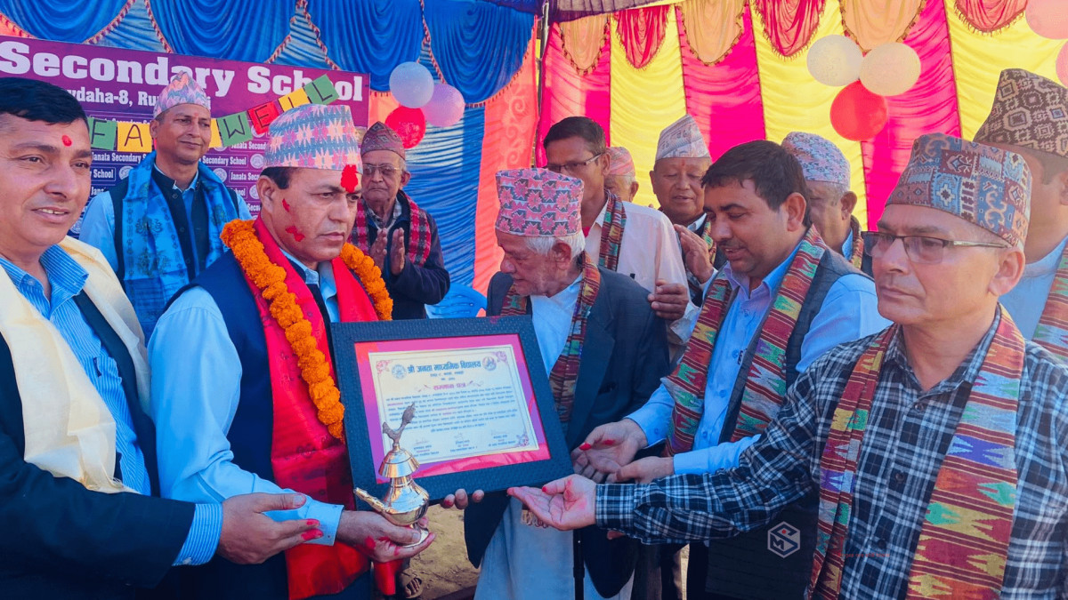 जनता माविको अध्यक्षमा खेम नारायण ढकाल निर्वाचित