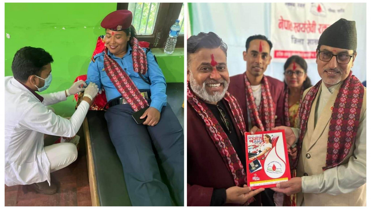रक्त अभाव पुर्ति गर्न खटिईरहेछन् स्वयंसेवी रक्तदाता, बुटवल र भलुहीमा ४५ युनिट रगत संकलन