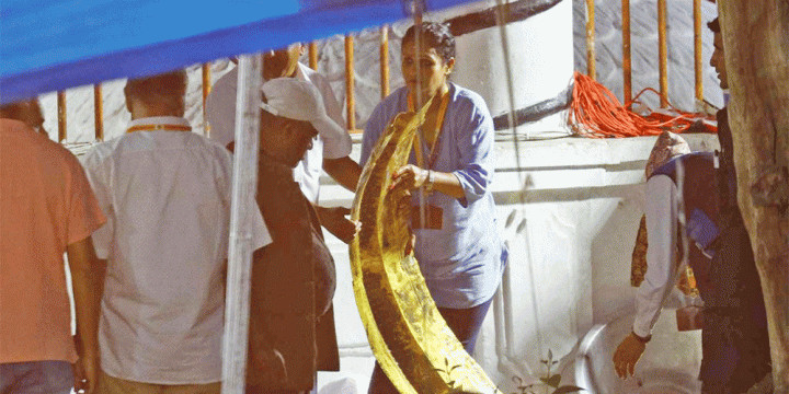 पशुपतिको जलहरीबाट केपी ओली र विद्या भण्डारीको नाम मेटाइयो