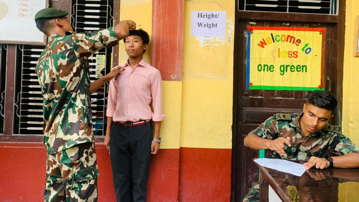 राष्ट्रिय सेवा दलको तालिमका लागि सगरमाथा माविका विद्यार्थी छनोट, के हो एनसीसी तालिम २.jpg