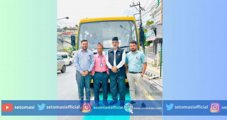 देवदह माविलाई भारतीय राजदूतावासको बस 