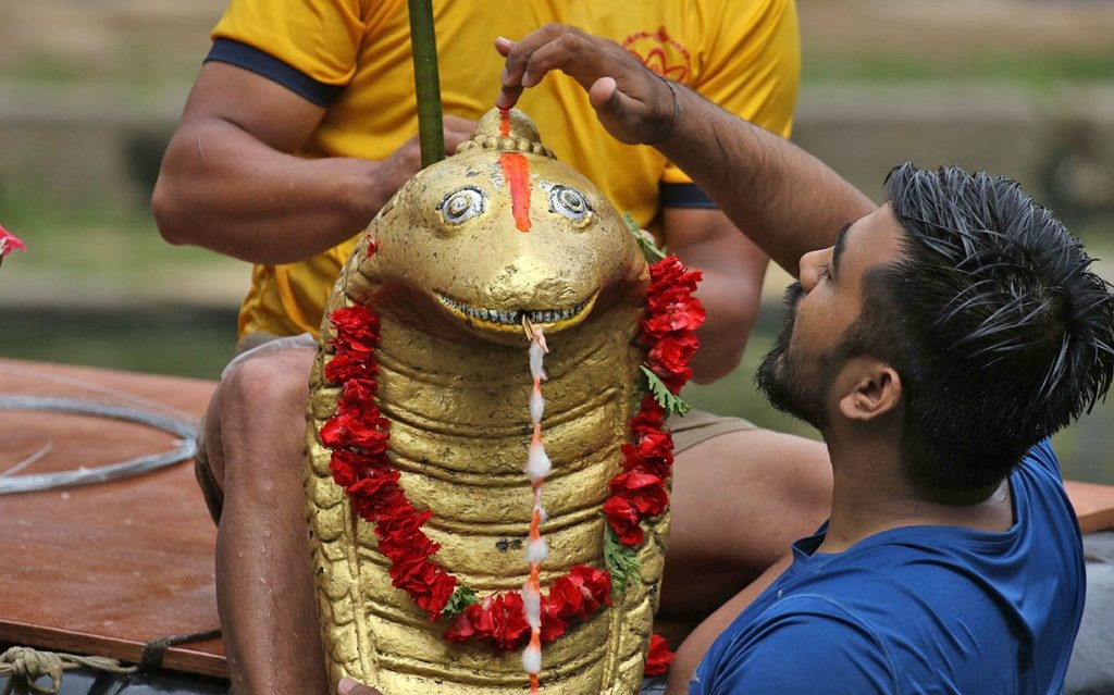 आज नागपञ्चमी पर्व मनाइँदै