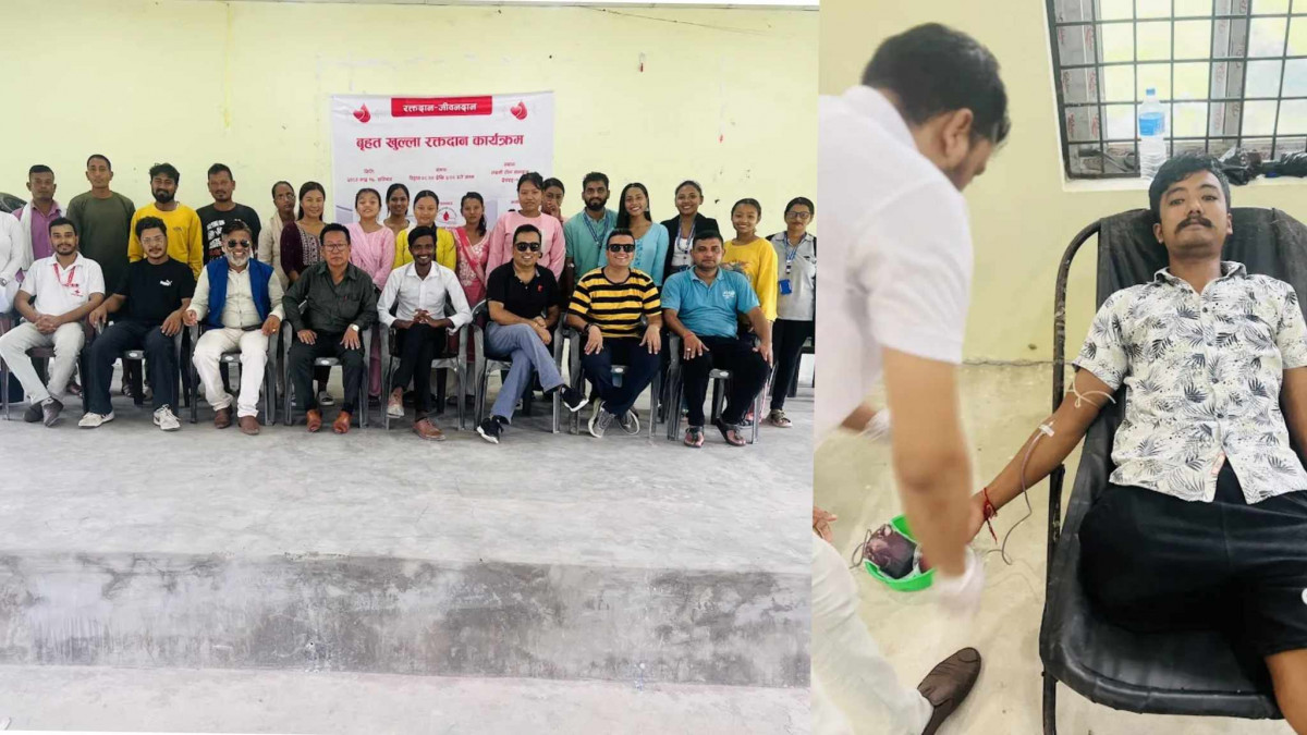पल्लवी साकोसद्वारा आयोजित रक्तदान कार्यक्रममा १११ युनिट रगत संकलन