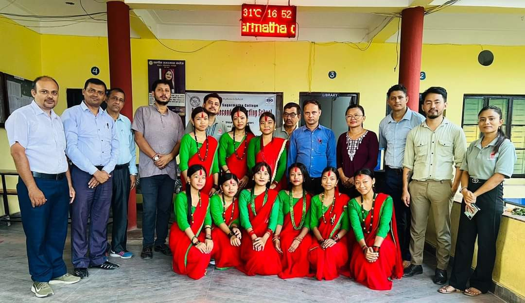 स्वर्णीम सगरमाथा कलेजमा बधाई तथा शुभकामना कार्यक्रम सम्पन्न
