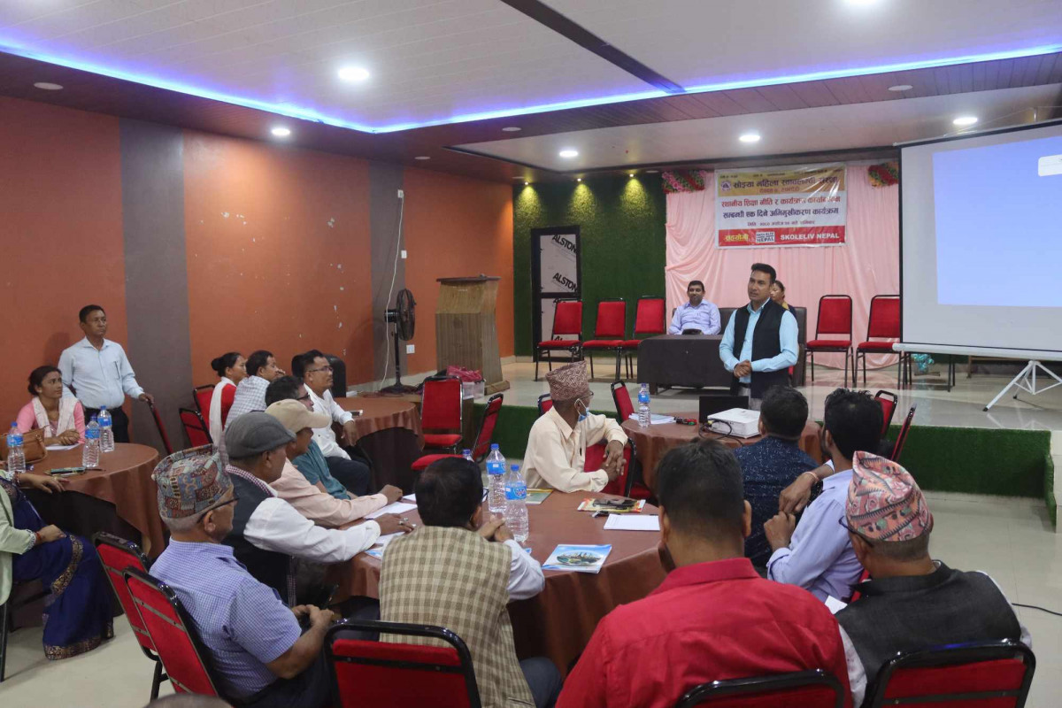स्थानीय शिक्षा नीति र कार्यक्रम कार्यान्वयन सम्वन्धी एक दिने अभिमुखीकरण कार्यक्रम सम्पन्न