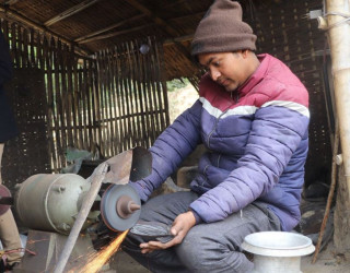 पुर्ख्यौली कालिगड पेसा संरक्षण गर्दै युवा