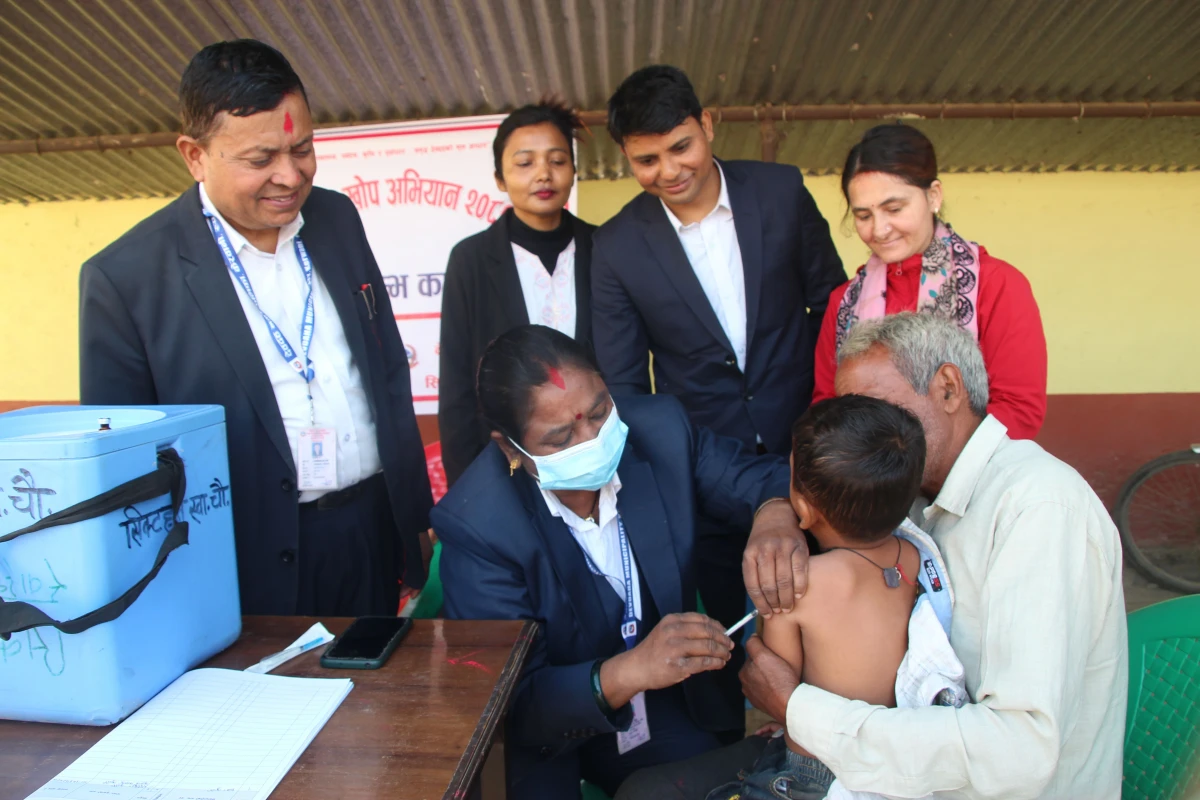 पर्सा र बारामा हैजा रोगविरुद्धको खोप अभियान चलाइदै