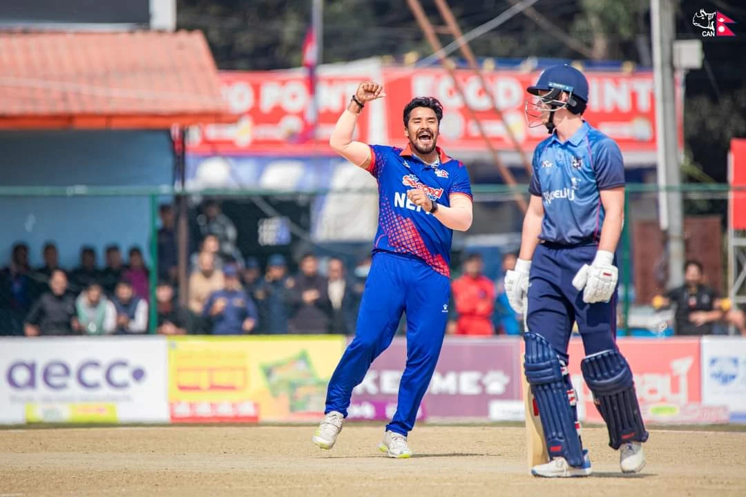 त्रिदेशीय शृंखलामा नेपालको पहिलो जित