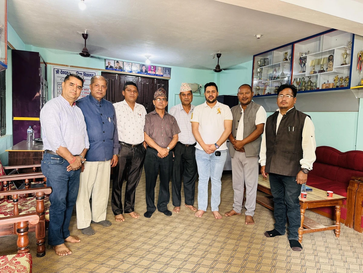 देवदहमा सामुदायिक विद्यालयका अध्यक्षहरूको 'विद्यालय संयन्त्र' गठन