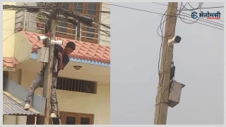 देवदह-५ का टोलहरूमा सिसिटिभी क्यामरा जडान हुँदै