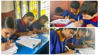 देवदह बोर्डिङमा हस्तलेखन प्रतियोगिता