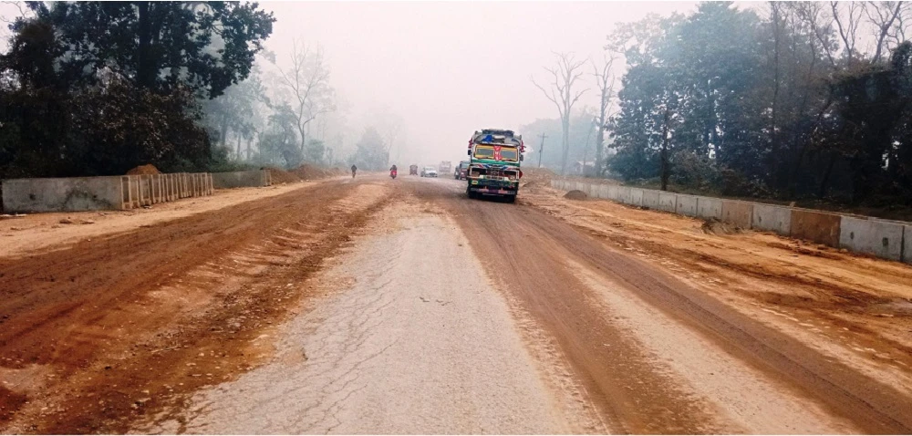 नारायणगढ-बुटवल सडक निर्माणको भौतिक प्रगति ७० प्रतिशत