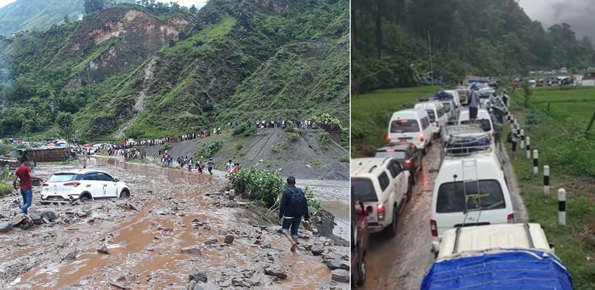 इलाममा बाढीपहिरोबाट १७ जनाको मृत्यु