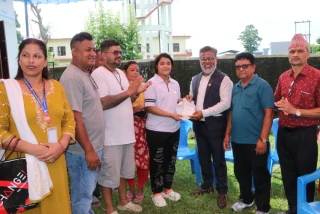 चरङ्गेमा ५० युनिट रगत संकलन
