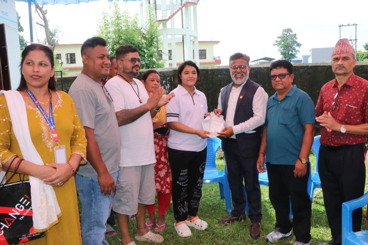 चरङ्गेमा ५० युनिट रगत संकलन